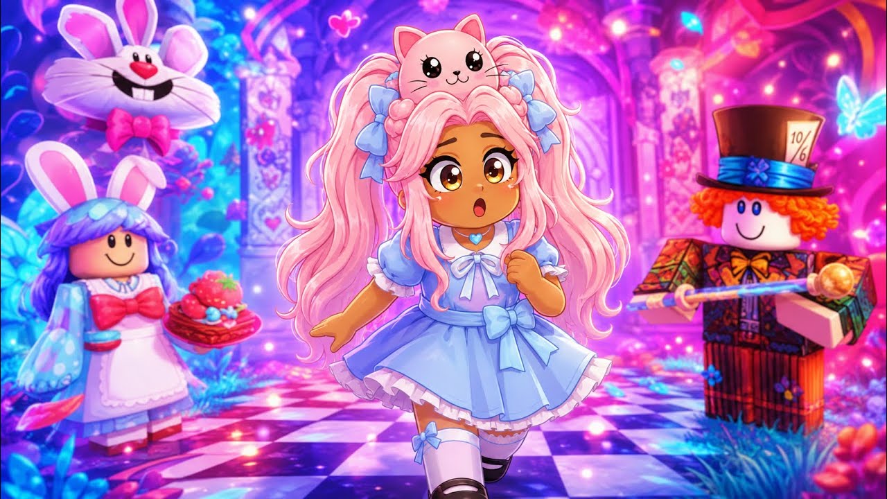 Aliya In Wonderland... (Roblox Obby)