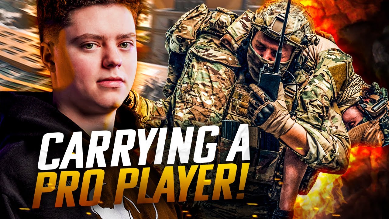 Carrying a PRO COD PLAYER in Warzone...