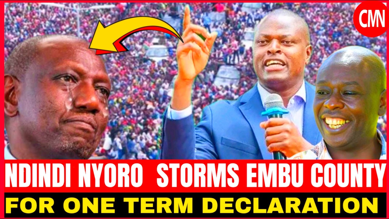 LIVE:NDINDI NYORO  STORMS EMBU COUNTY FOR ONE TERM DECLARATION