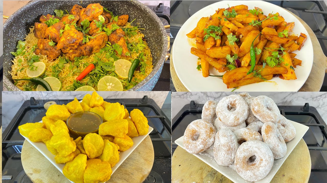 RAMADAN SPECIAL🌙Afur Dhamestiran Chips Masala,Bariis Iyo Chicken,Donuts,Viazi Madonge😍😋