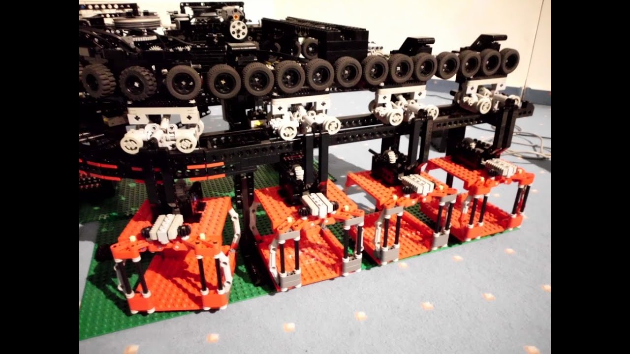 Lego 3S Bahn vollautomatische Garagierung/ Beschickung