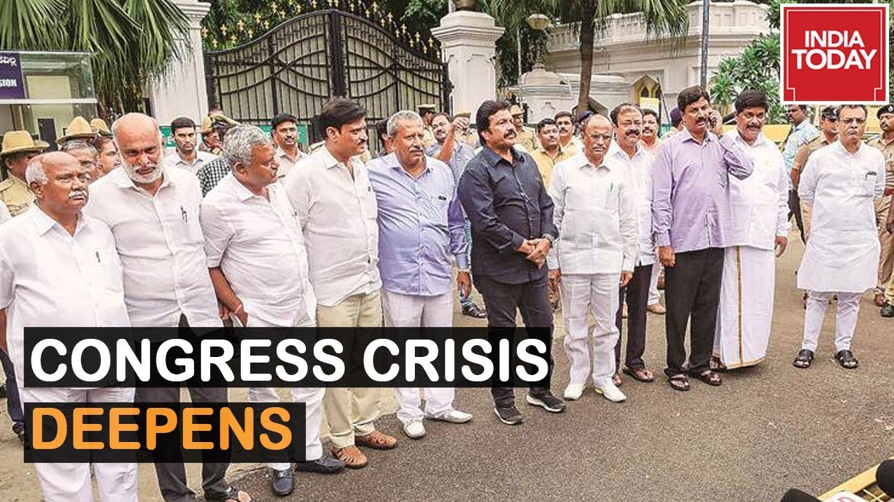 First Up : Multiple Meets To Be Held After 9 MLAs Resigned In Coalition Govt In Karnataka