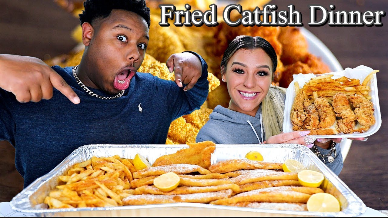 Fried Catfish Mukbang🐟