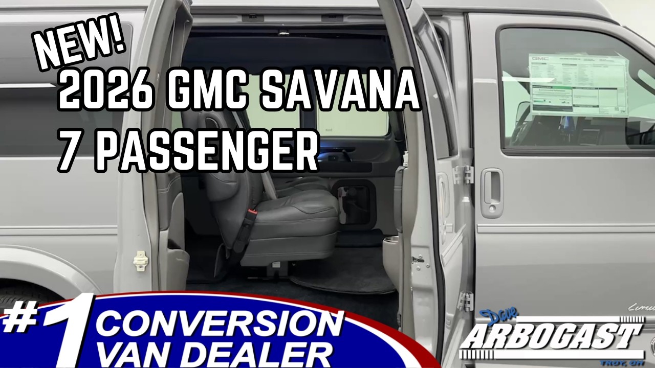 New 2026 GMC Conversion Van Explorer Limited SE 7-Passenger C19875 | Dave Arbogast Conversion Vans