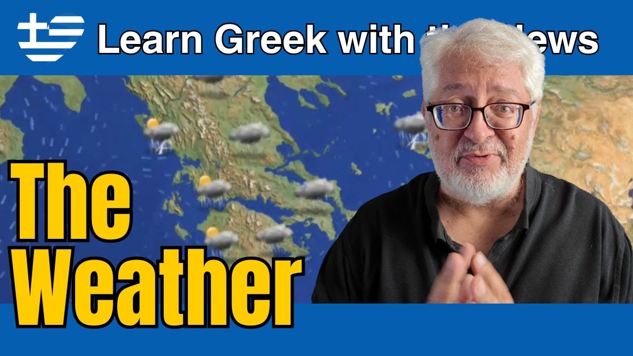 A Real Weather Report on Greek TV - Learn Greek Through the News! (A2)