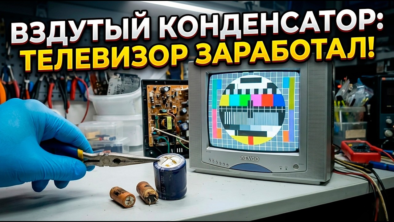Ремонт телевизора Evgo ET-1475 | Не включается