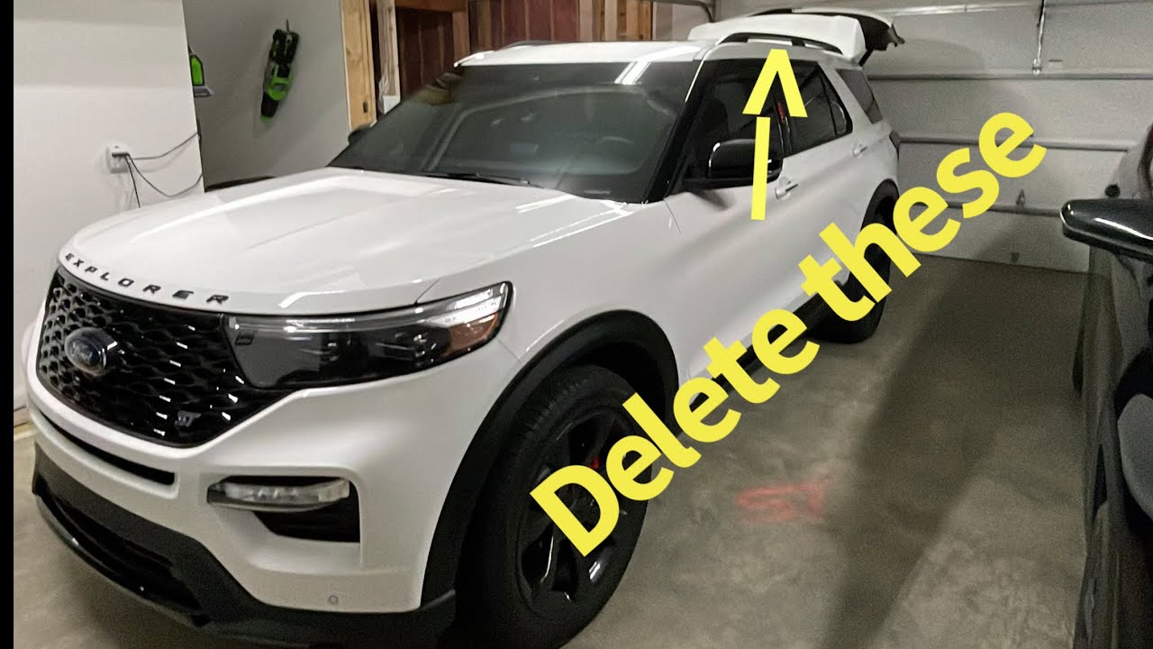 Снятие обивки потолка и установка рейлингов на крыше Ford Explorer 2020–2024 годов выпуска. #expl...