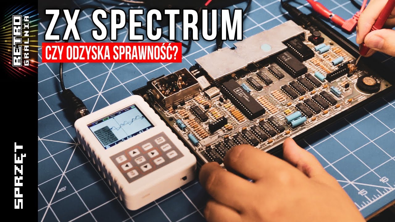 ⚙️Naprawa ZX Spectrum - Czy uda się je naprawić amatorowi z tanim oscyloskopem? (RG#451)