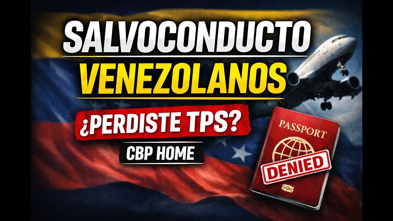Salvoconducto para venezolanos se reactiva: lo que deben hacer si perdieron TPS o parole