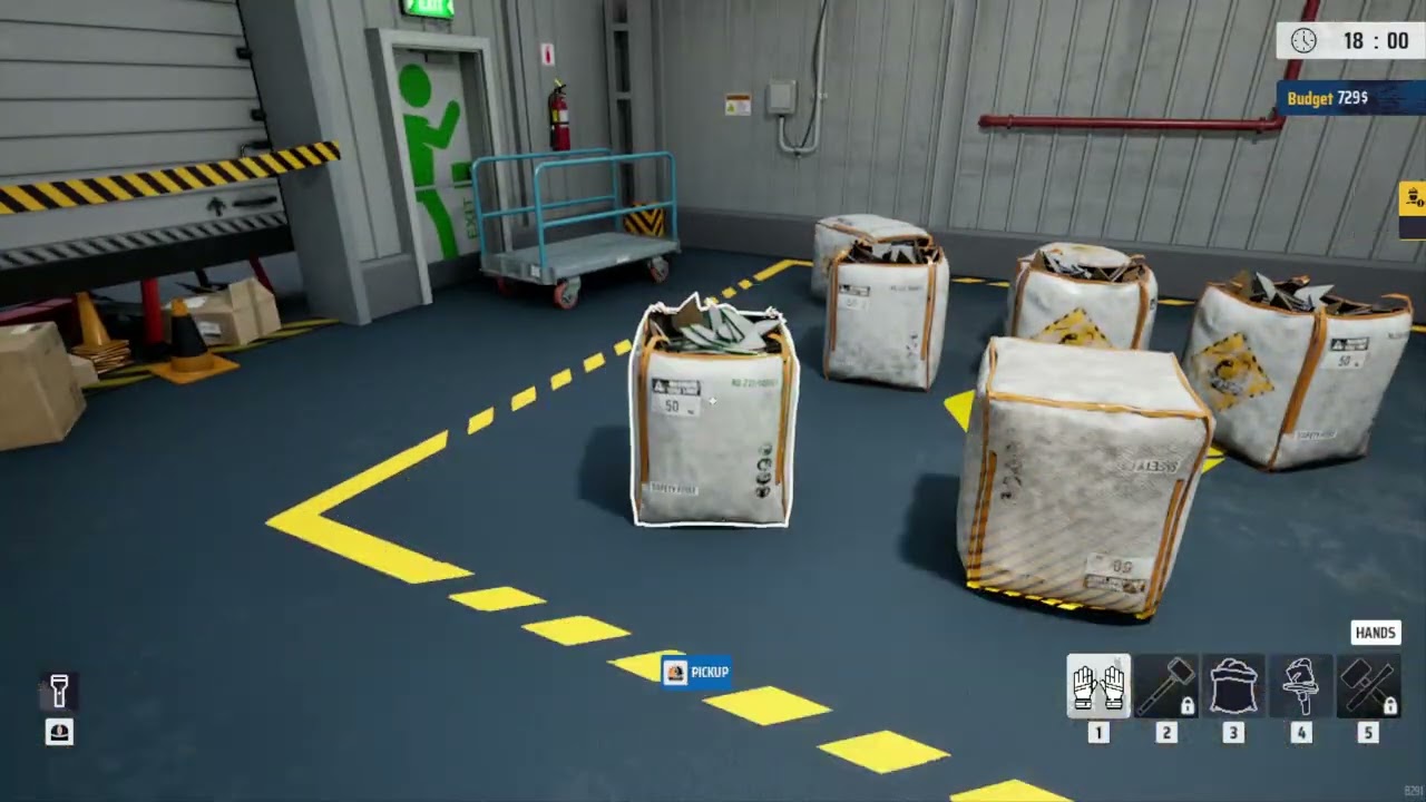 Deconstrucion Simulator -3- Too much stuff accumulates in the warehouse