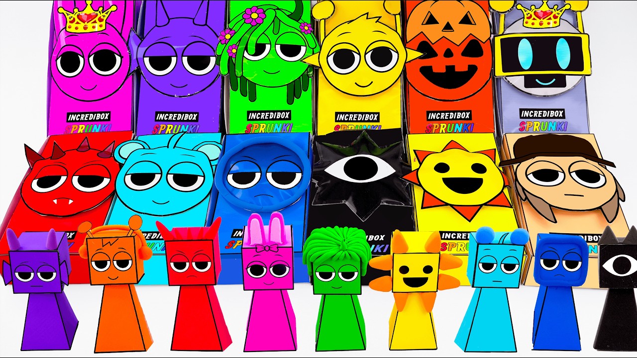 Paper DIY💖 Unboxing INCREDIBOX Blind Box, How to make Blind Bag | Tana Cubes DIY