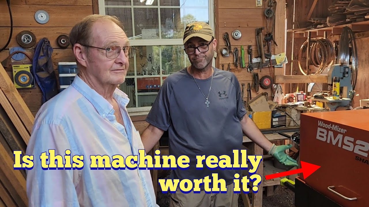 Sharpening and setting sawmill bandsaw blades with woodmizer equipment