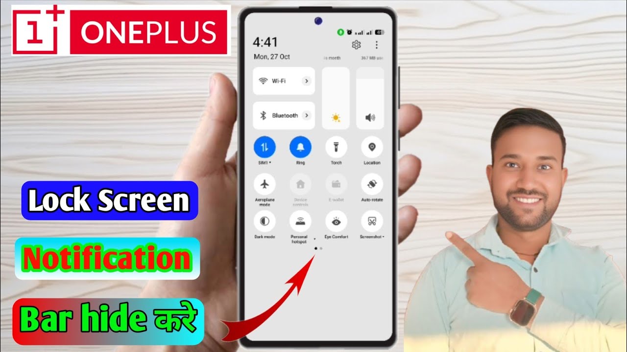 Oneplus lockscreen notification bar hide, Oneplus lock screen control center hide