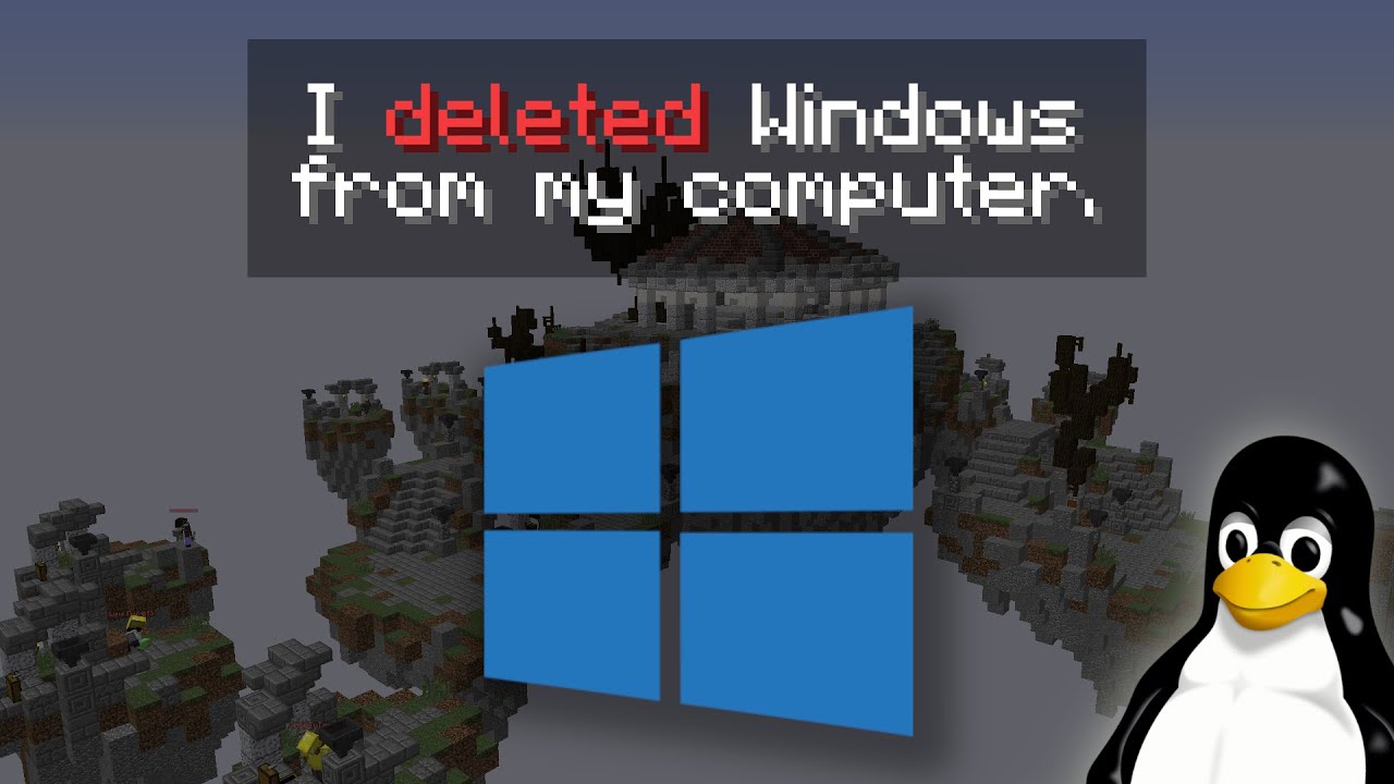 I deleted Windows from my PC