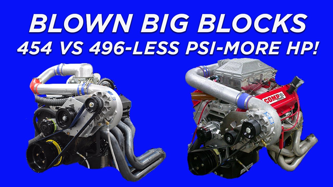 HOW TO BUILD BETTER BBC BOOST-VORTECH 454 VS VORTECH 496-HOW TO MAKE MORE POWER WITH LESS BOOST!
