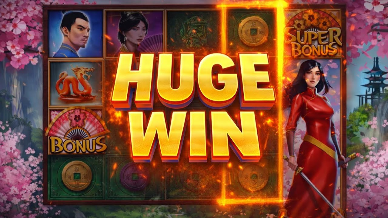 EPIC WIN on Sakura Fortune Epic Bloom Slot! 🌸💥