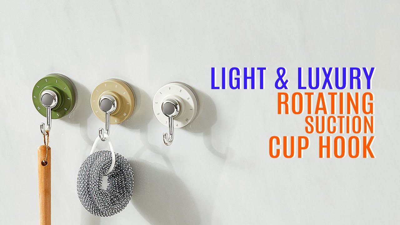 Round Wall Non Punching Vacuum Suction Cup Hook 