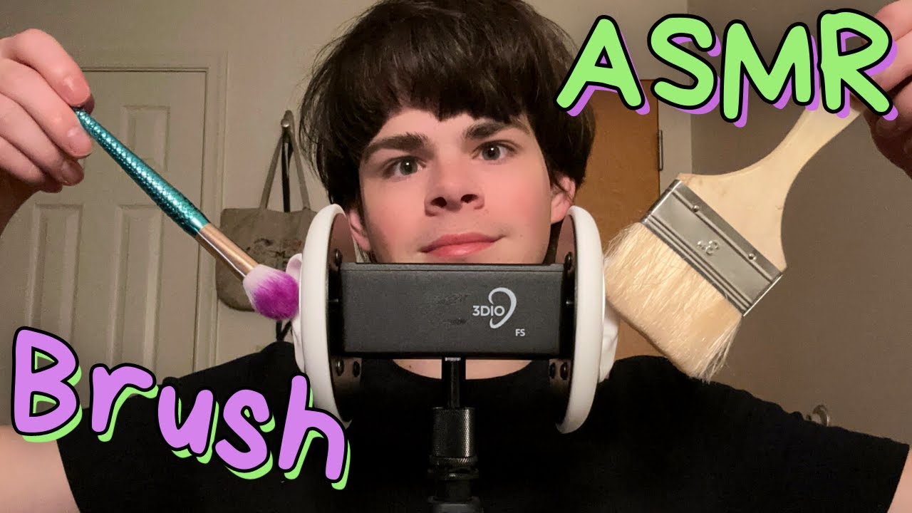 ASMR Mic Brushing | Brushing Your Ears 👂