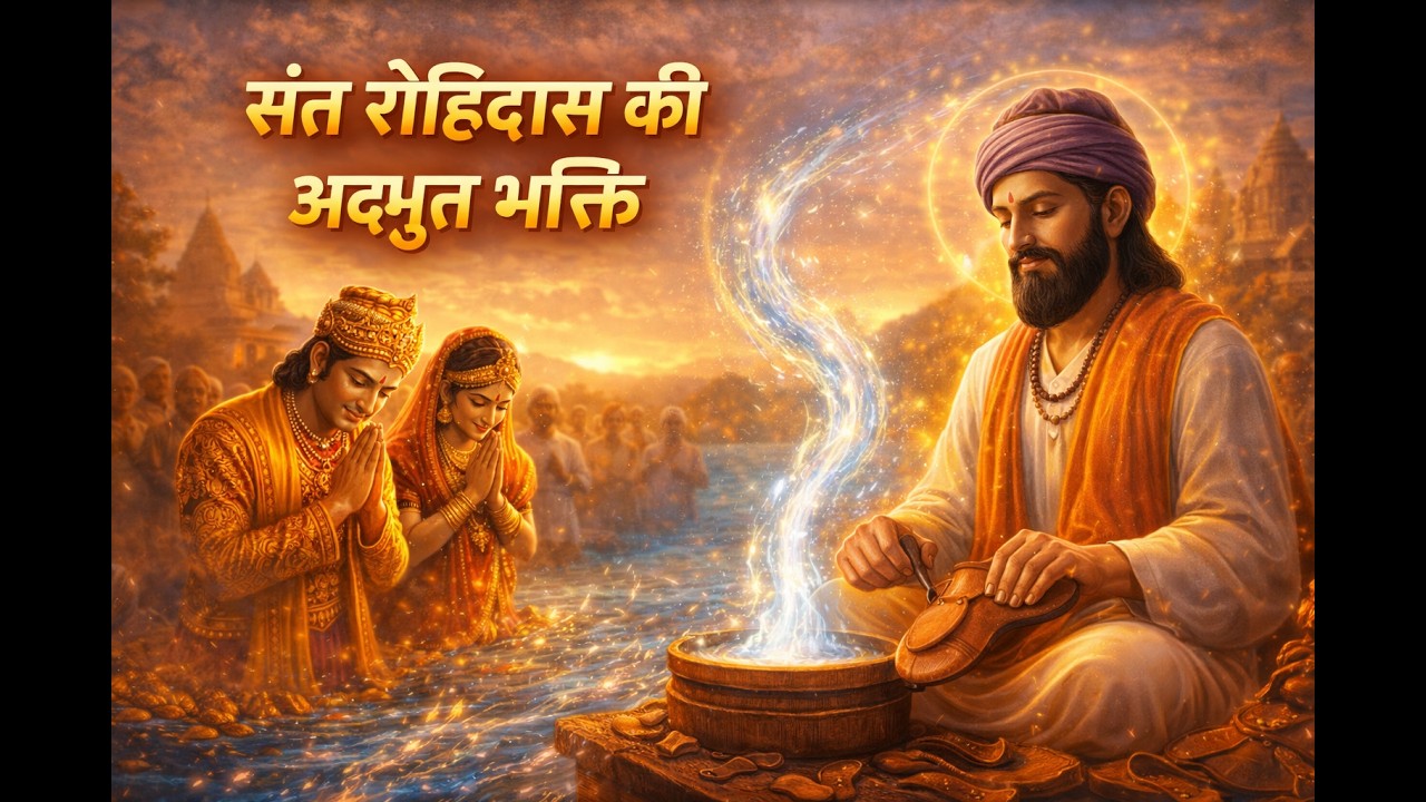 “मन चंगा तो कठौती में गंगा | संत रविदास जी की चमत्कारी कथा | Bhakti Andolan”