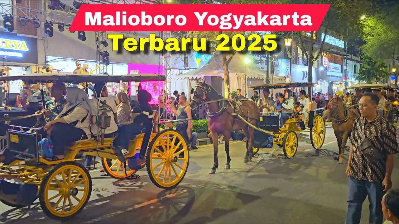 UPDATE SUASANA MALIOBORO YOGYAKARTA TERKINI DI MALAM HARI | WISATA JOGJA TERBARU 2025