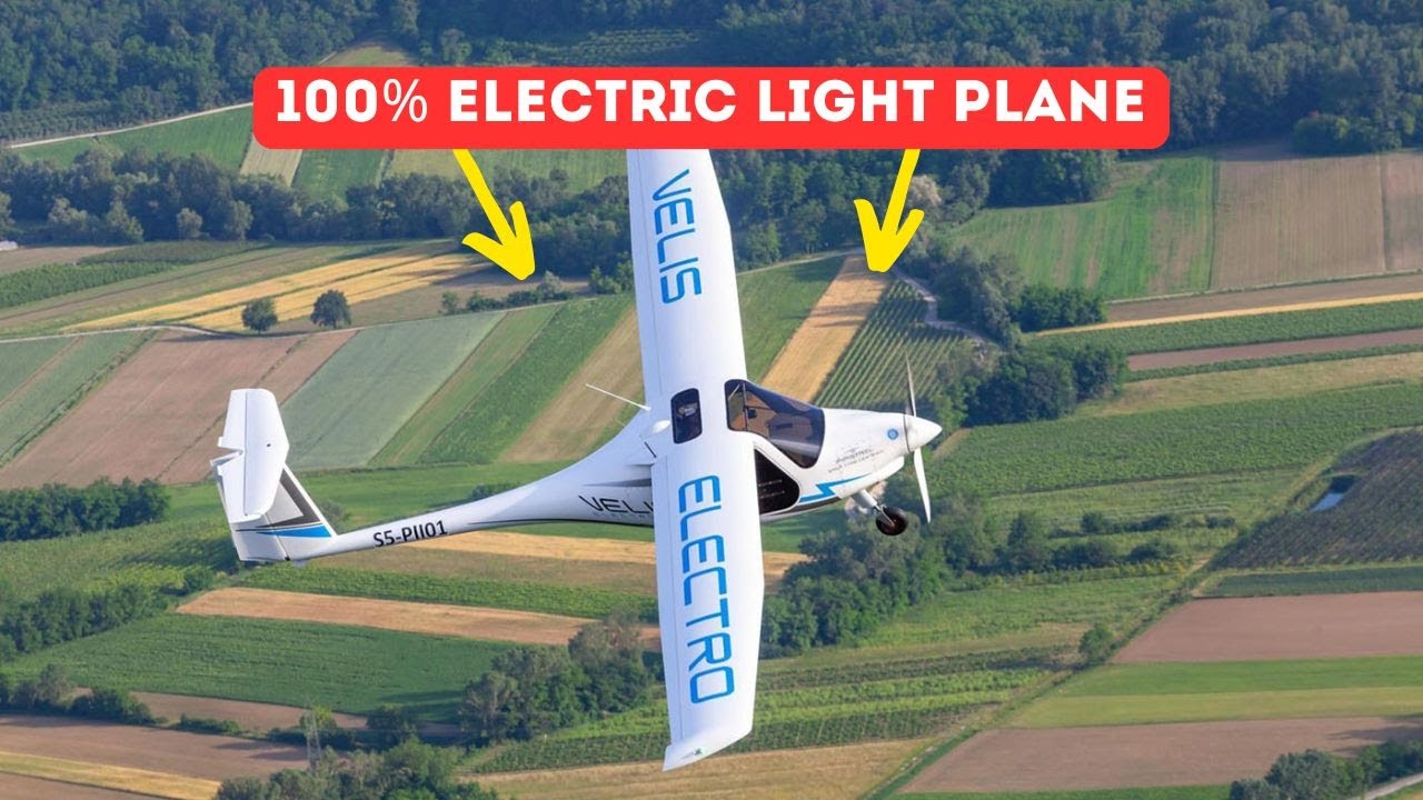 Pipistrel Velis Electro – Futuristic yet Practical ELECTRIC aircraft