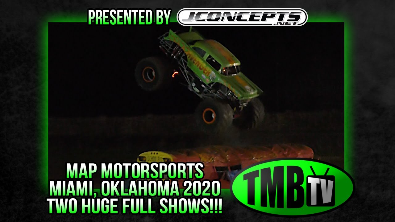 TMB TV Monster Trucks - Miami, OK 2020 TWO FULL SHOWS! *Re-Upload*