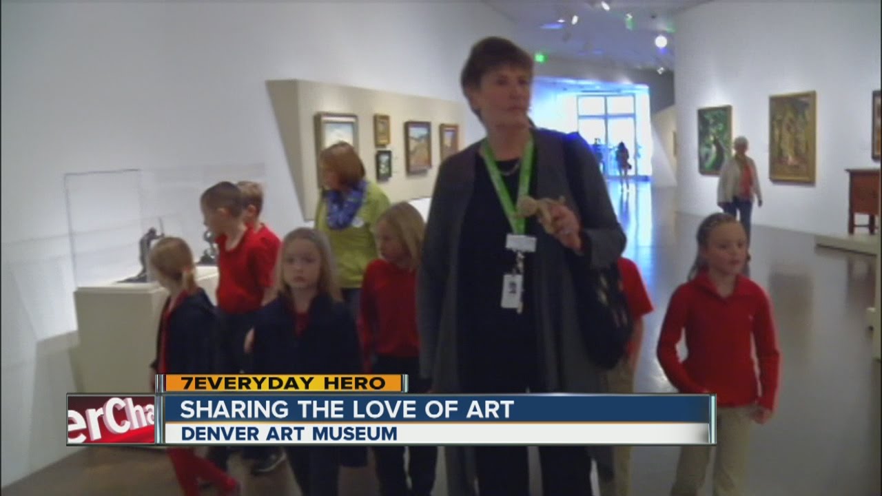 Denver Art Museum volunteer shares her love of museums with tour groups