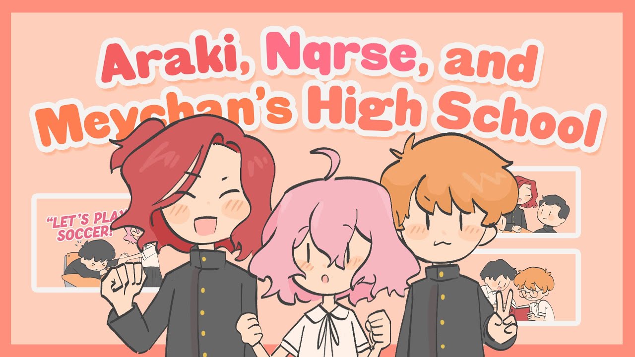 【あらなるめい】Would Araki, nqrse, & Meychan be friends if they were in the same school? 【Utaite Eng Sub】