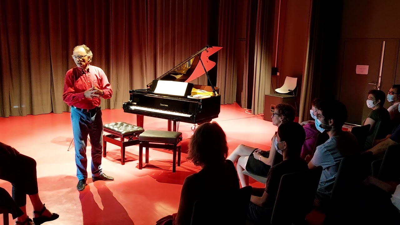 Récital de Mr François René Duchable et de Mme Catherine Perrin, professeur de piano.