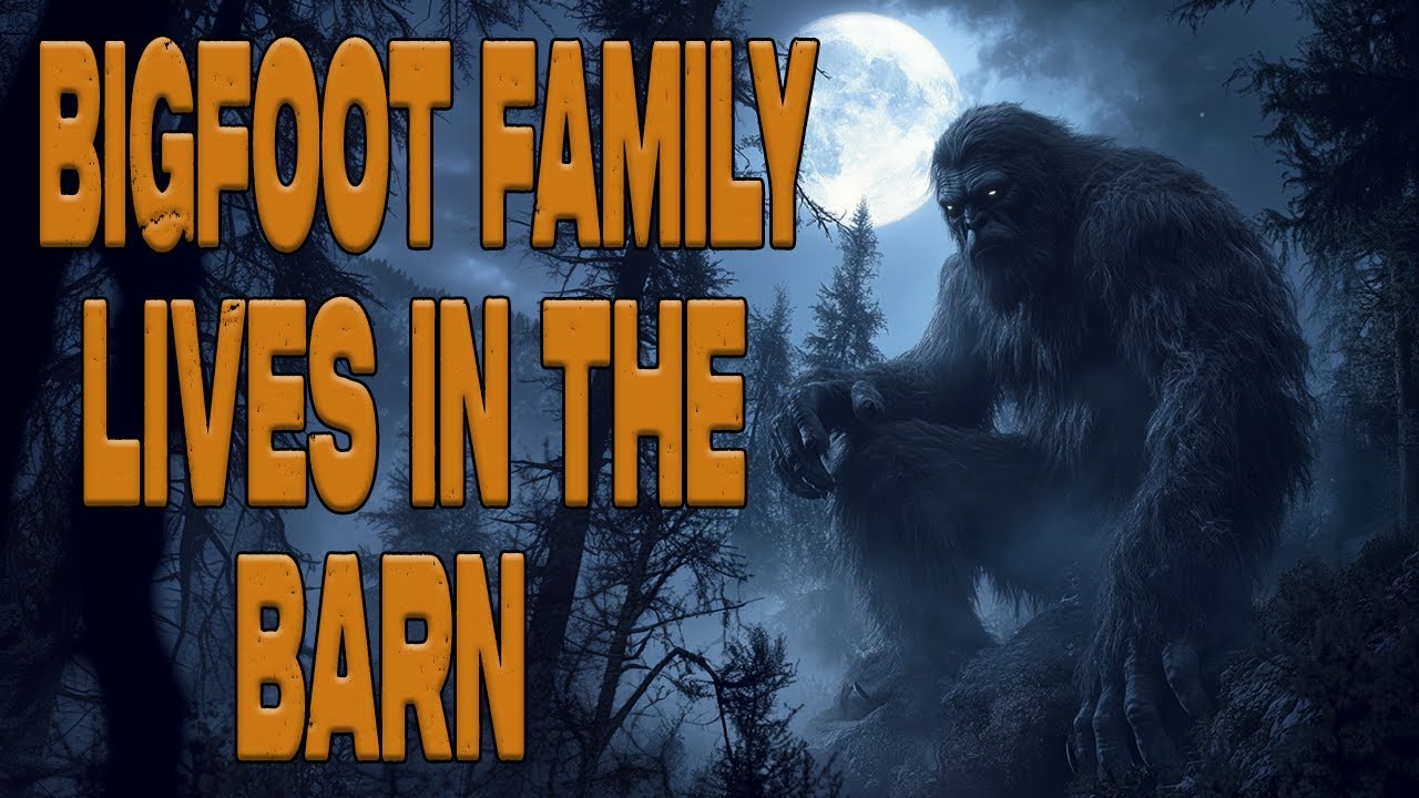 Bigfoot Family Living in the Barn
