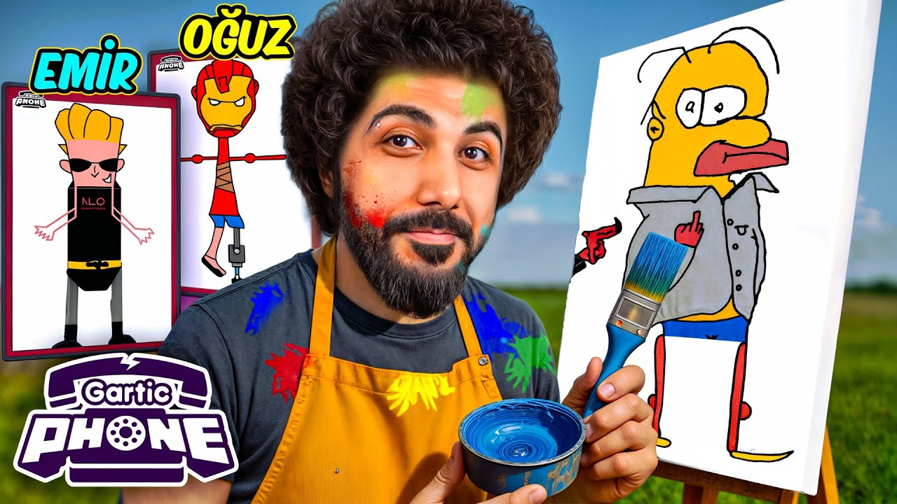 DAHA ÖNCE HİÇ BU KADAR GÜLMEMİŞTİM! EKİPLE GARTIC PHONE
