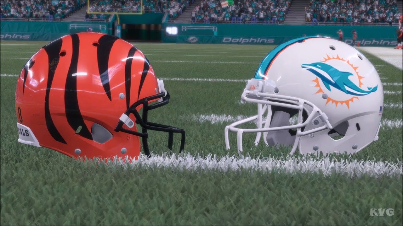 Madden NFL 18 &mdash; Miami Dolphins против Cincinnati Bengals &mdash; Геймплей (HD) [1080p60FPS]