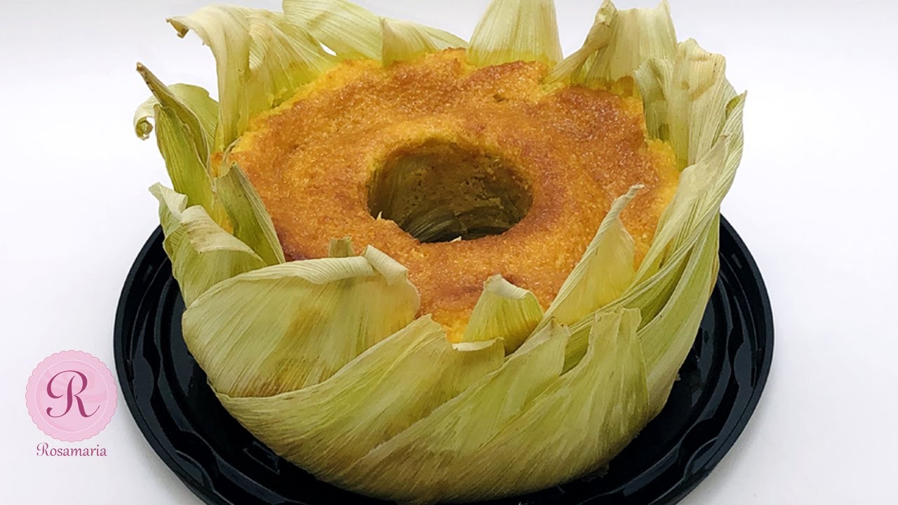 BOLO DE MILHO VERDE NA PALHA. MAGNÍFICO! TEM GOSTO DE QUEIJADINHA DE MILHO VERDE.