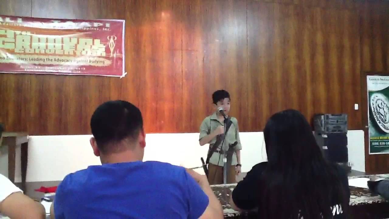 CMLI 2013 Character Portrayal Competition Winning Piece ( Champion ) - Carmelo Atienza LSQC