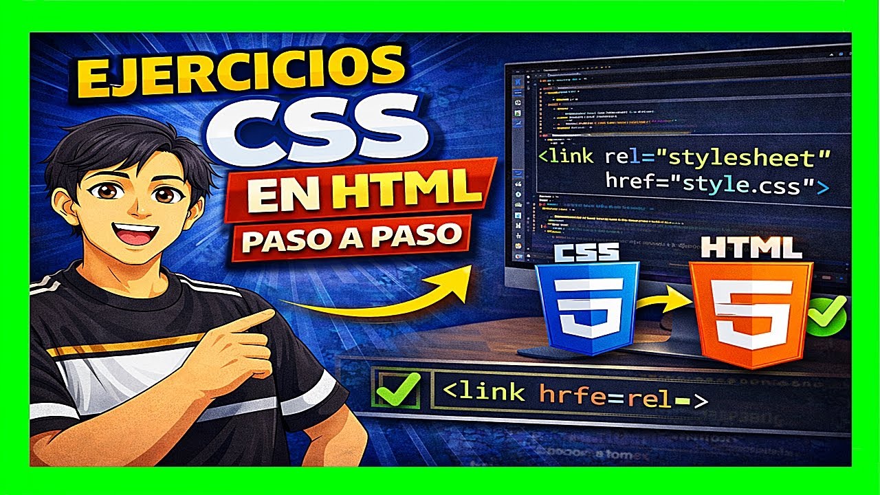 🧠 Ejercicios REALES de COMO INTEGRAR CSS en HTML (la mayoría falla)