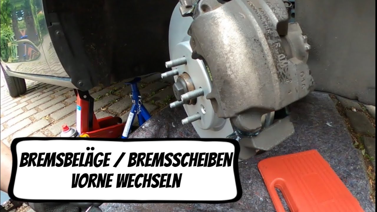 Opel Astra K - Vorne Bremsscheiben & Beläge wechseln [English Sub]