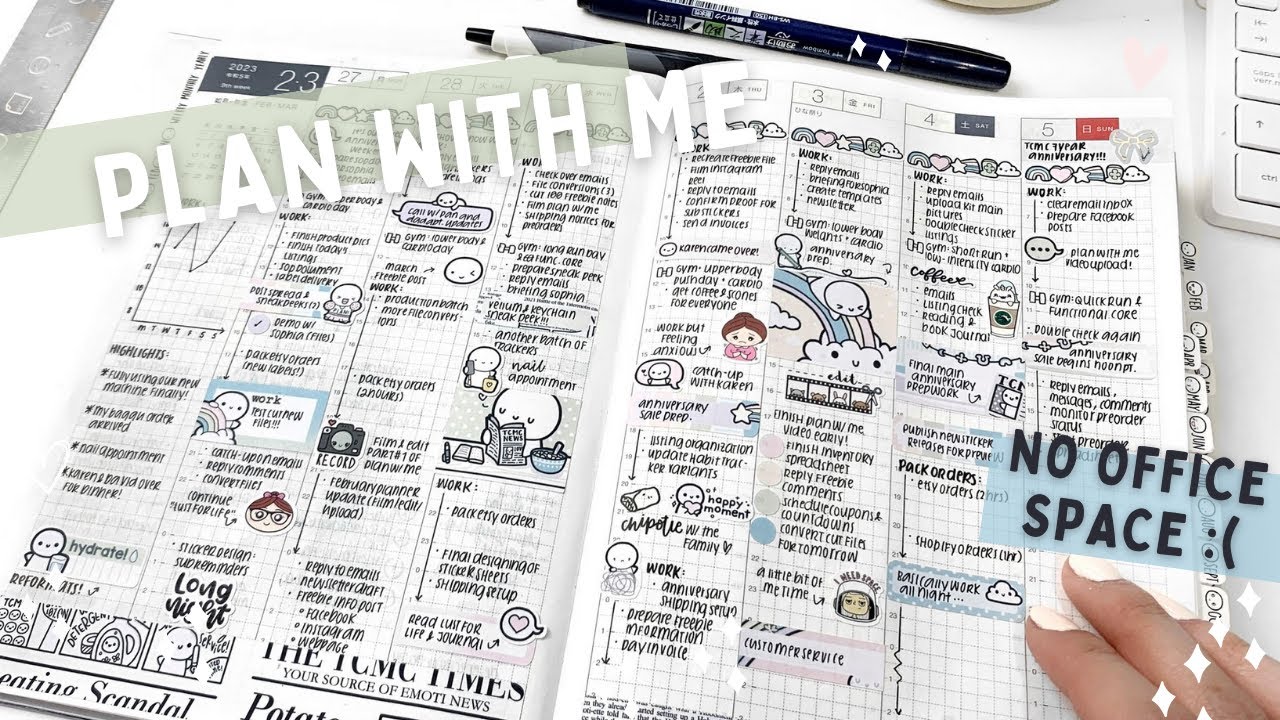 Weekly Plan With Me: 7 Year Anniversary Of My Small Business | Hobonichi Cousin