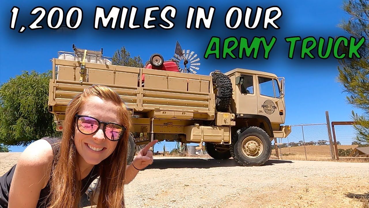 Driving Our Army Truck Across 4 States | 1,200 Miles, 26 Hours Later