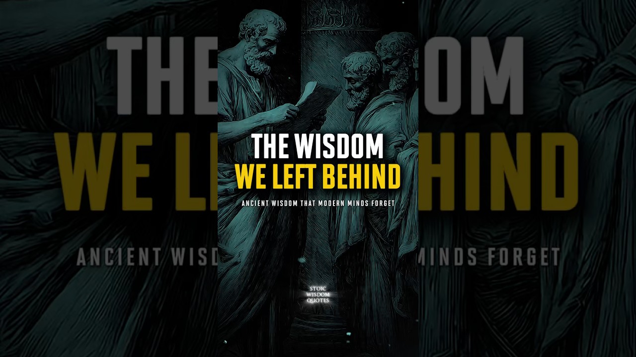 Древняя мудрость, которую забывают современные умы | Мудрость стоиков