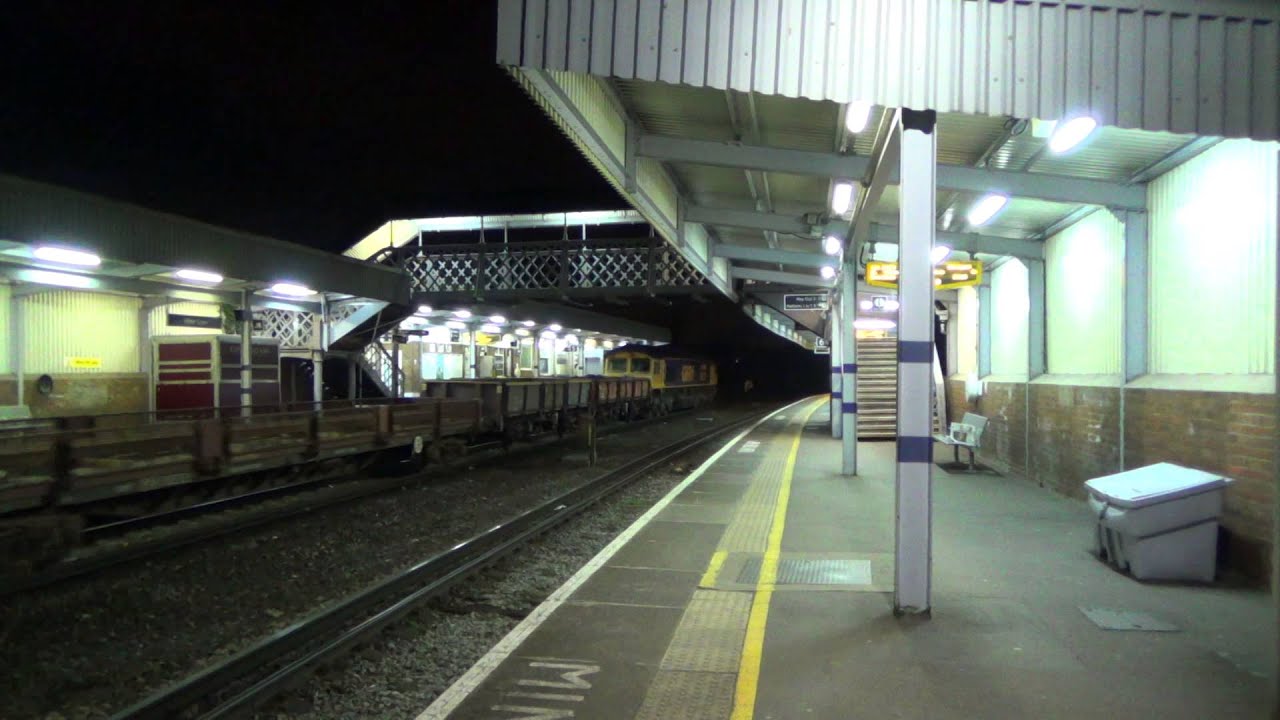 (HD) GBRF Class 66 66707 Passes Hither Green, Working 6L36 Empty Ballast 6/3/14