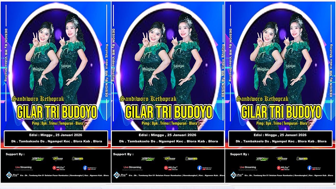 🔴Stream Siang Pagelaran Sandiworo Kethoprak GILAR TRI BUDOYO // Edisi 25 Januari 2026 // LST Audio