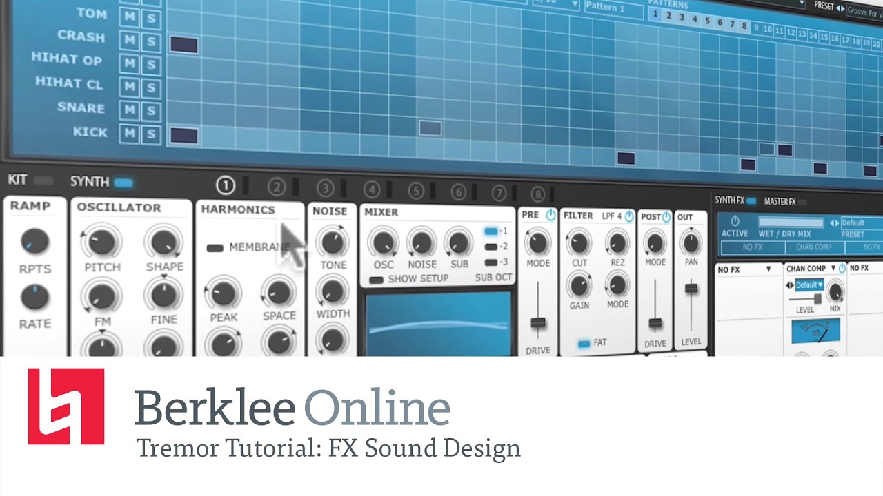 Using Sound Design Techniques in FXpansion Tremor