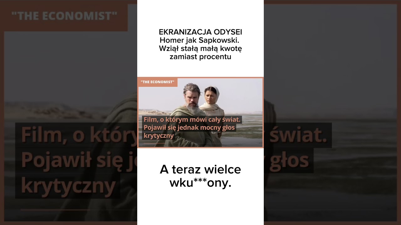 A m&oacute;gł uczyć się na cudzych błędach. #news #odyseja #kino #cinema #film #wiedźmin #shorts