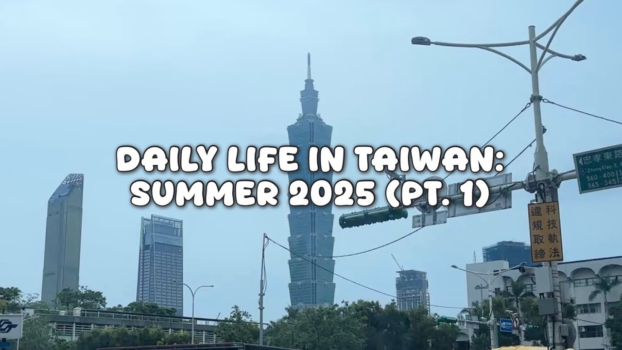 🇹🇼 2025 summer in taiwan (pt.1): daily working life • celebrating sg60 in taipei • visiting cafes