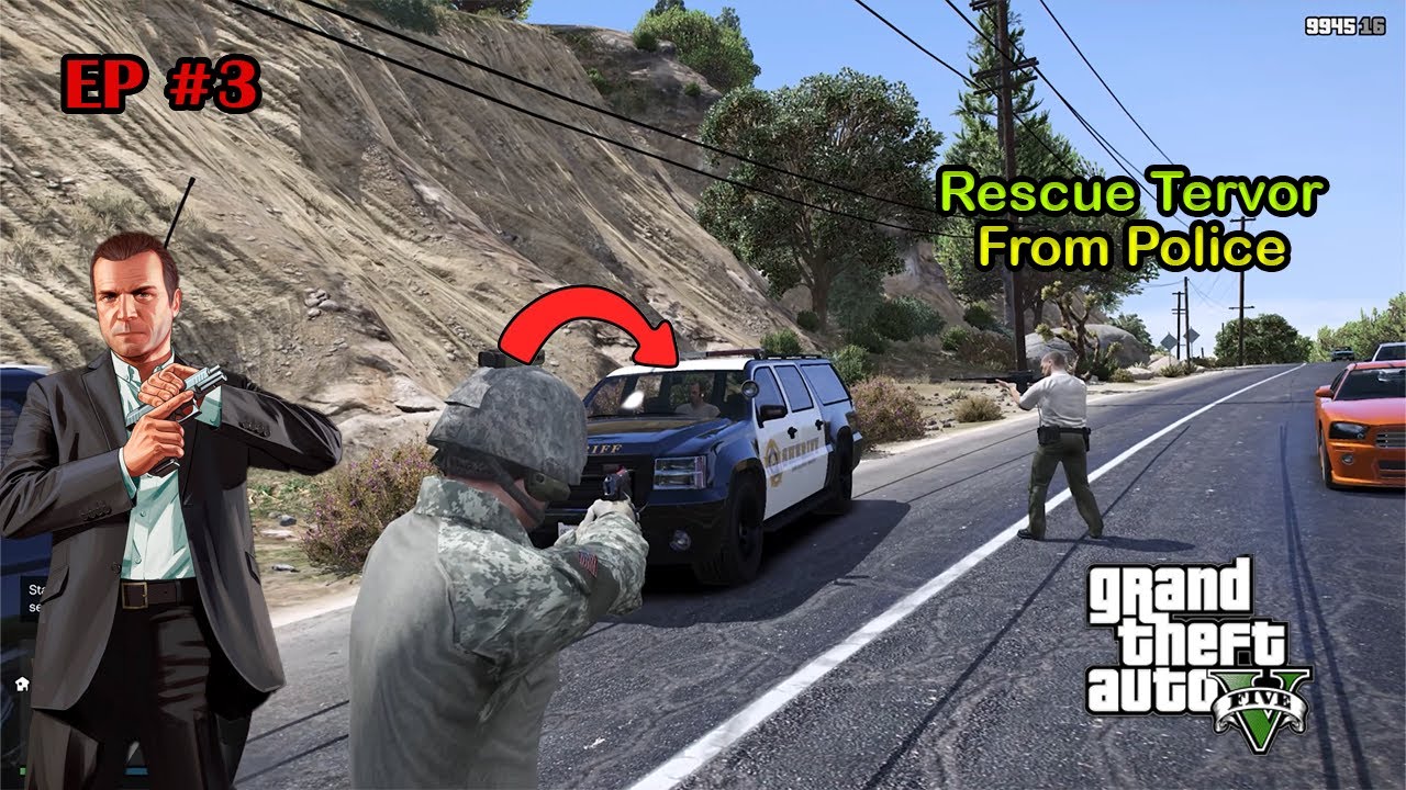 Rescue Trevor from Police | GTA V | EP #3