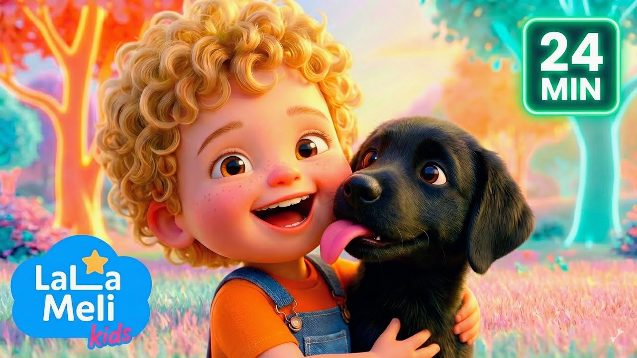 Cățelușul meu, Clăbuc 🐶 un mix cu cele mai îndrăgite cântece pentru copii 🐾 Colaj LaLaMeli Kids