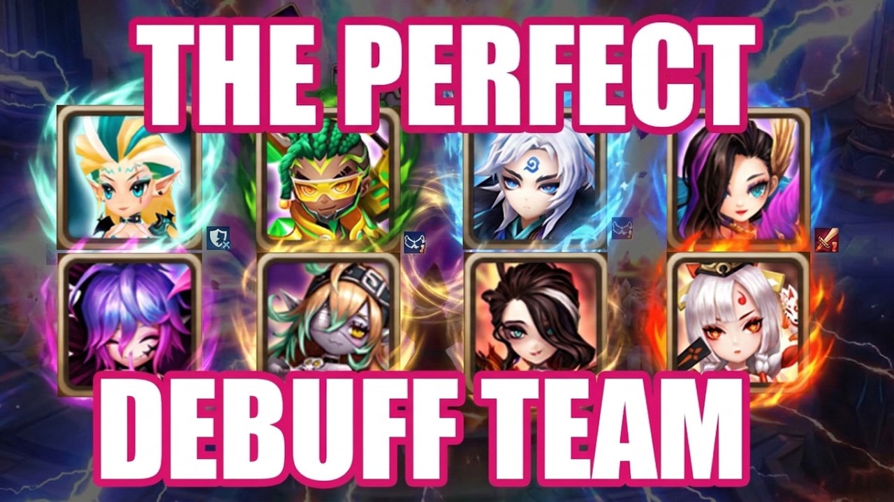 The Ultimate Debuff Team Is Complete😉😉😉【Summoners War RTA】