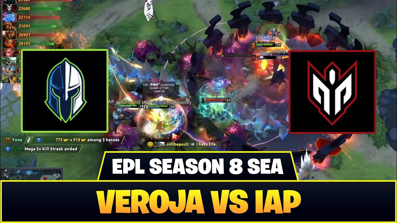 [INA] MATCH PENENTUAN PLAYOFF!! CIJE MEEPO! VEROJA VS IAP EPL S8 SEA GROUP STAGE - DOTA 2 HIGHLIGHTS