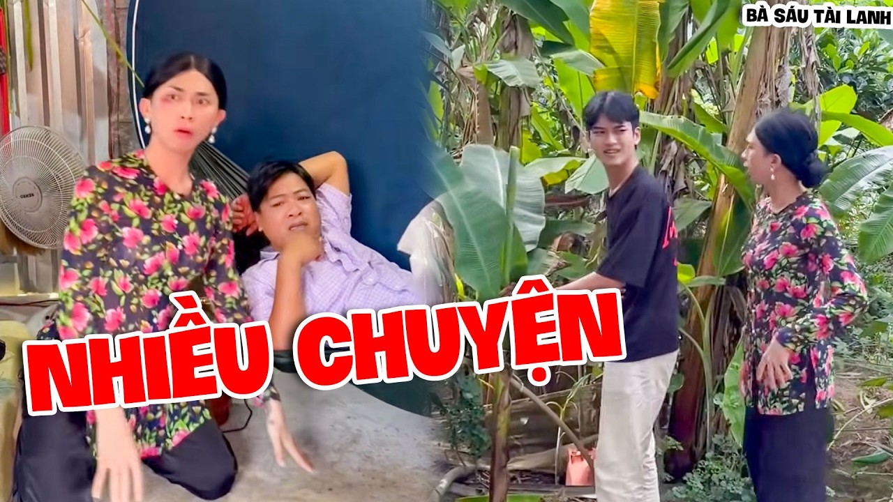 Bị Đánh Thâm Mắt Vì Cái Tật Nhiều Chuyện Bà Sáu Về Nói Dối Chồng Là Bị Té -  Bà Sáu Tài lanh