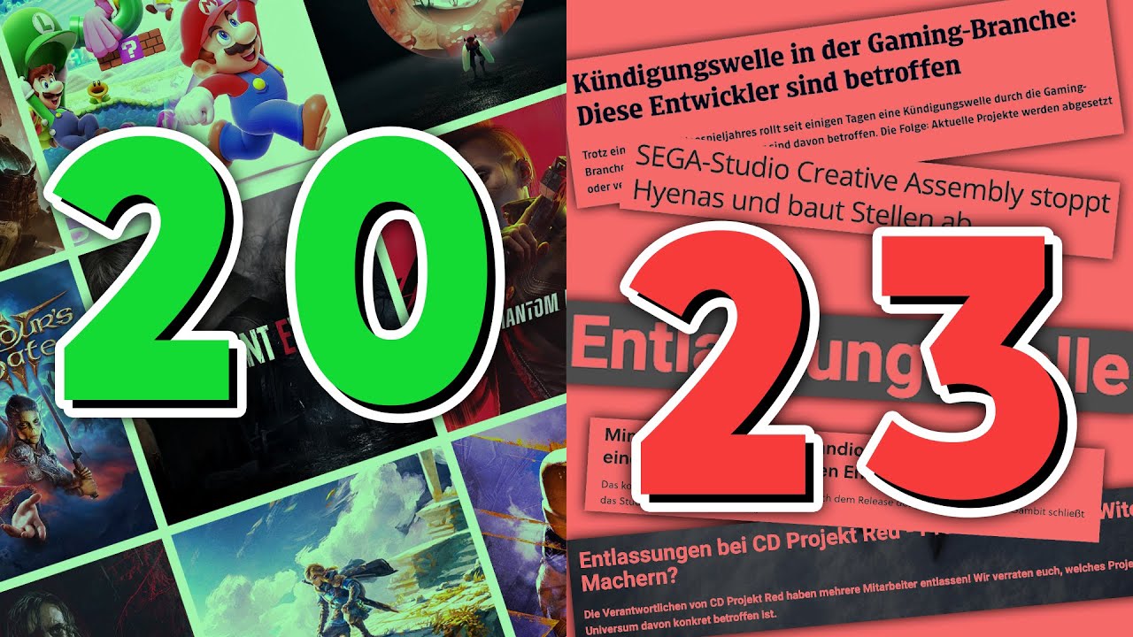 2023 - Das BESTE und SCHLECHTESTE Jahr für Spiele